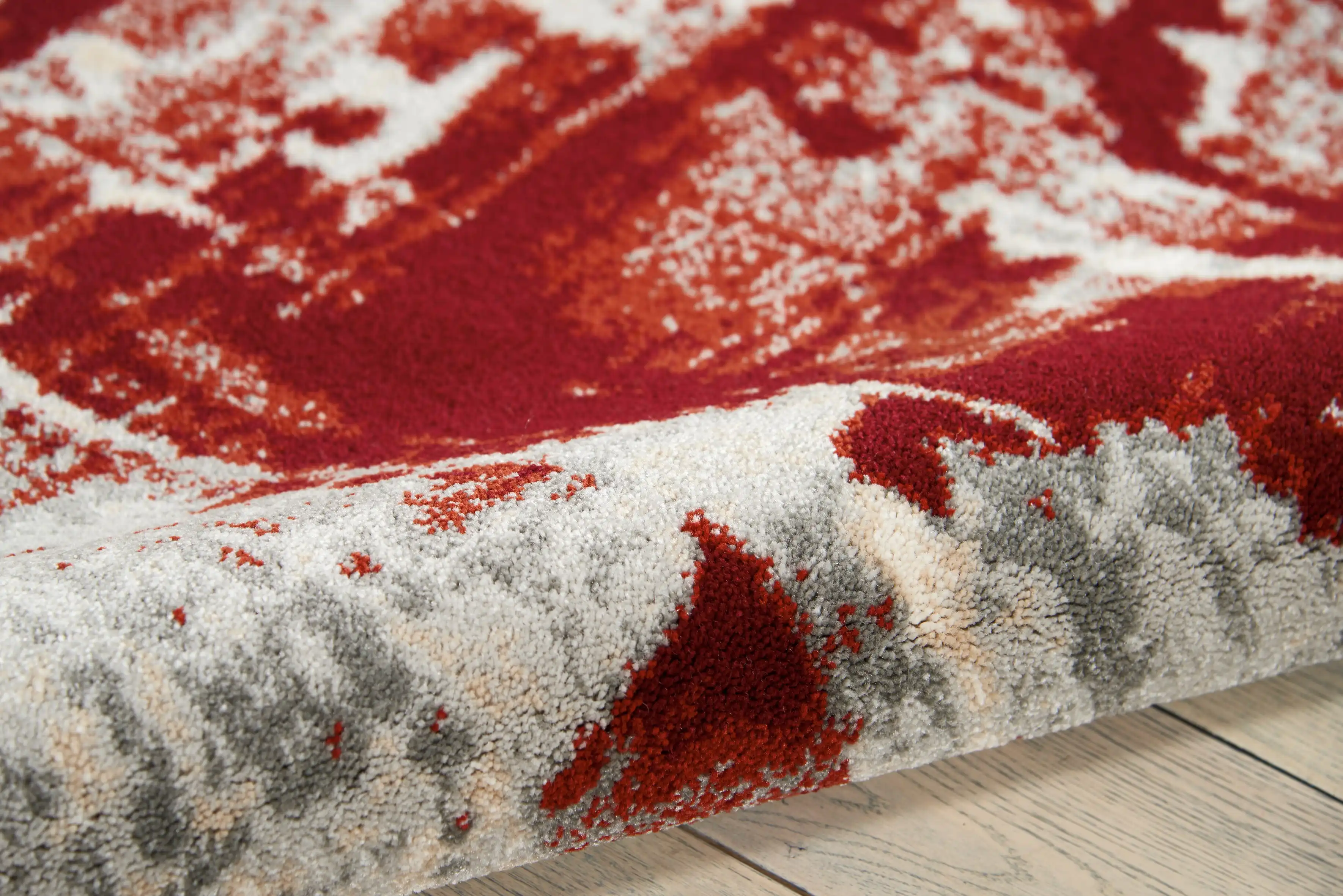 Maxell MEA14 Ivory Red Rug - Image 4