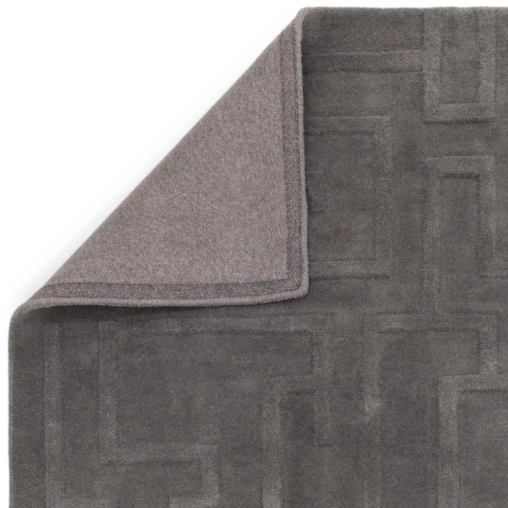 Maze Asiatic Charcoal Rug - Image 4