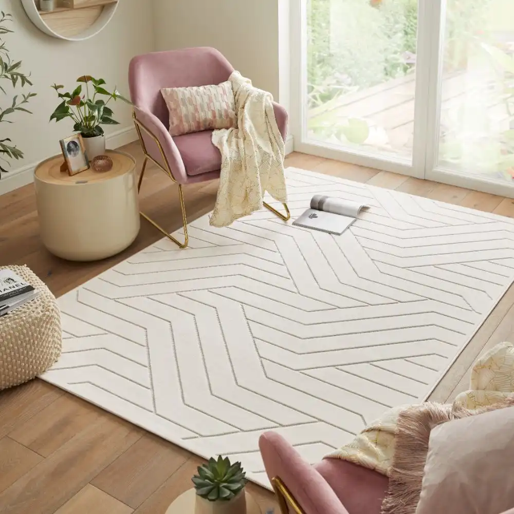Maze Rama MAZ101 Ivory Rug
