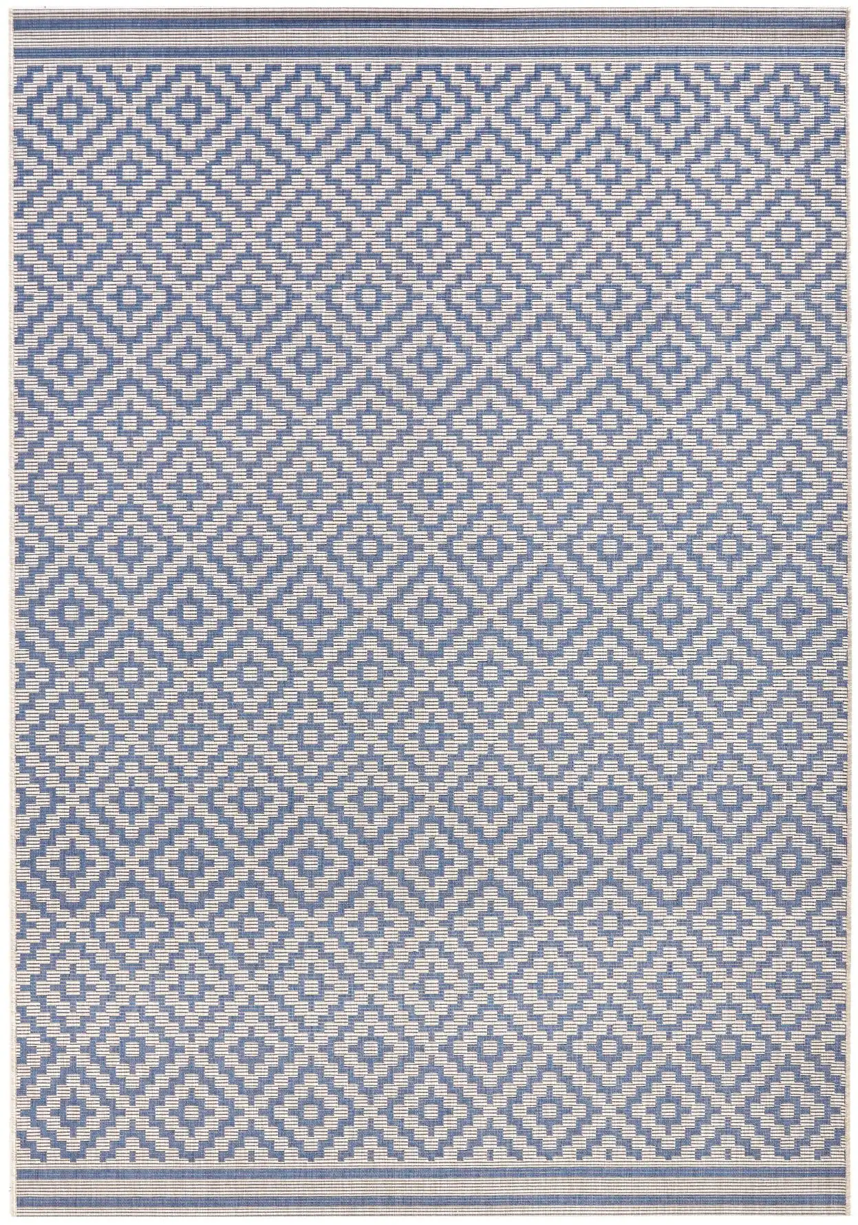 Meadow HH 102464 Raute Blue Cream Rug - Image 5