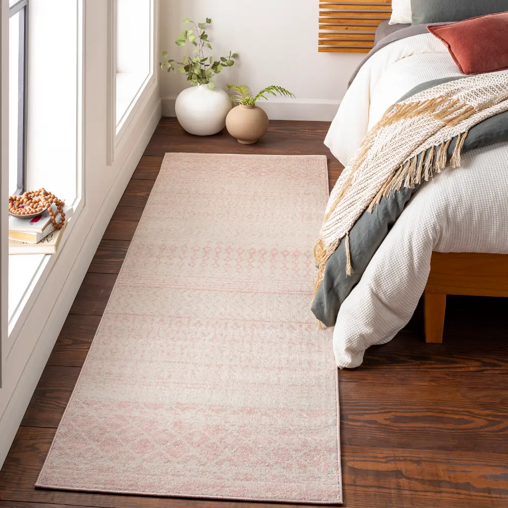 Mila Scandi Global Pink Rug - Image 6