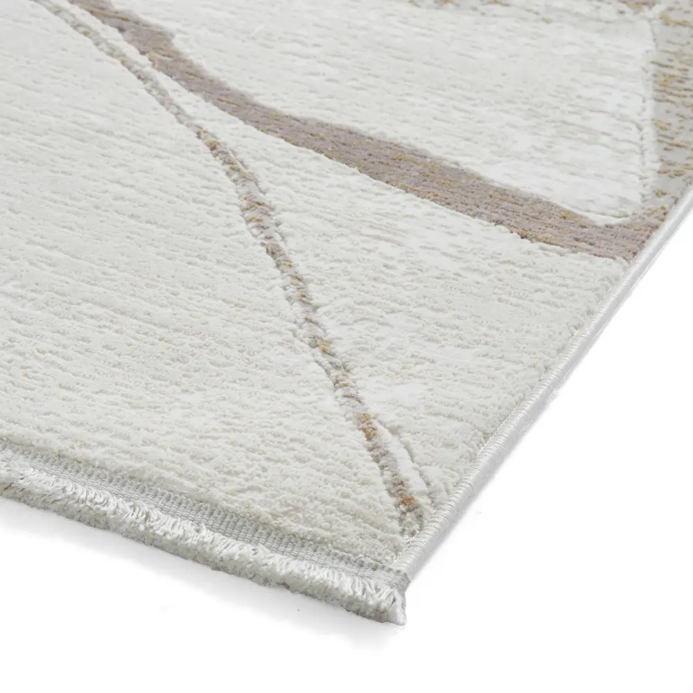 Mirage MR26 Cream Modern Abstract Rug - Image 4