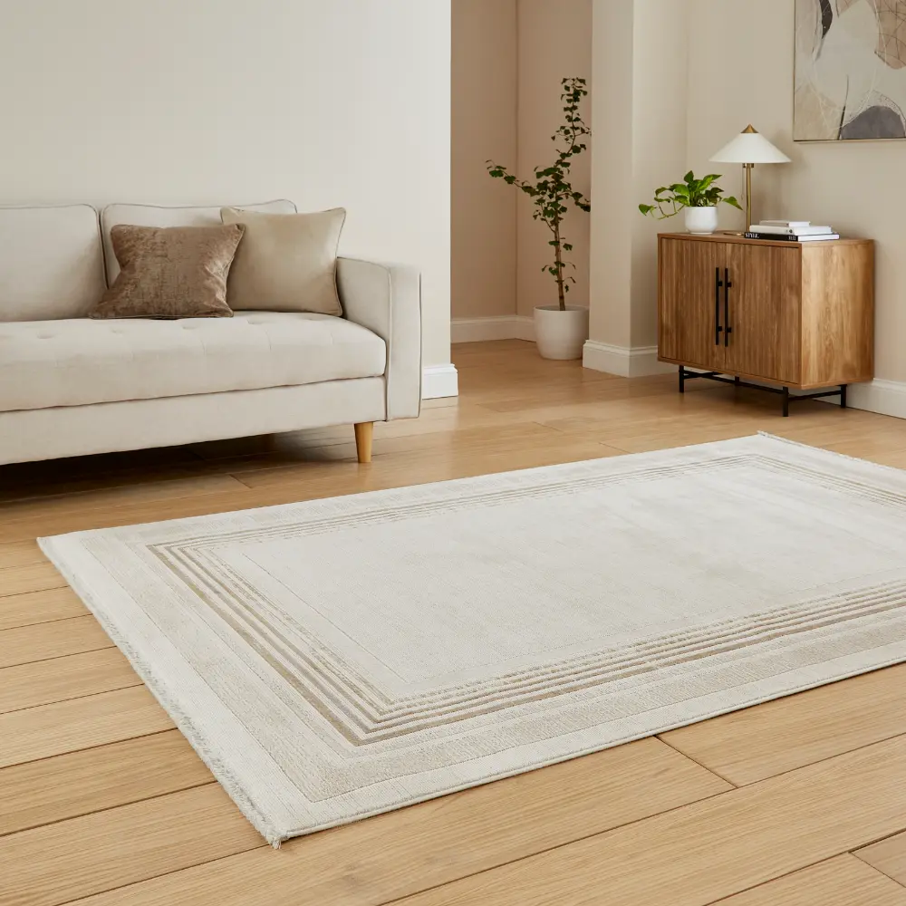 Mirage MR38 Cream Modern Abstract Rug - Image 2
