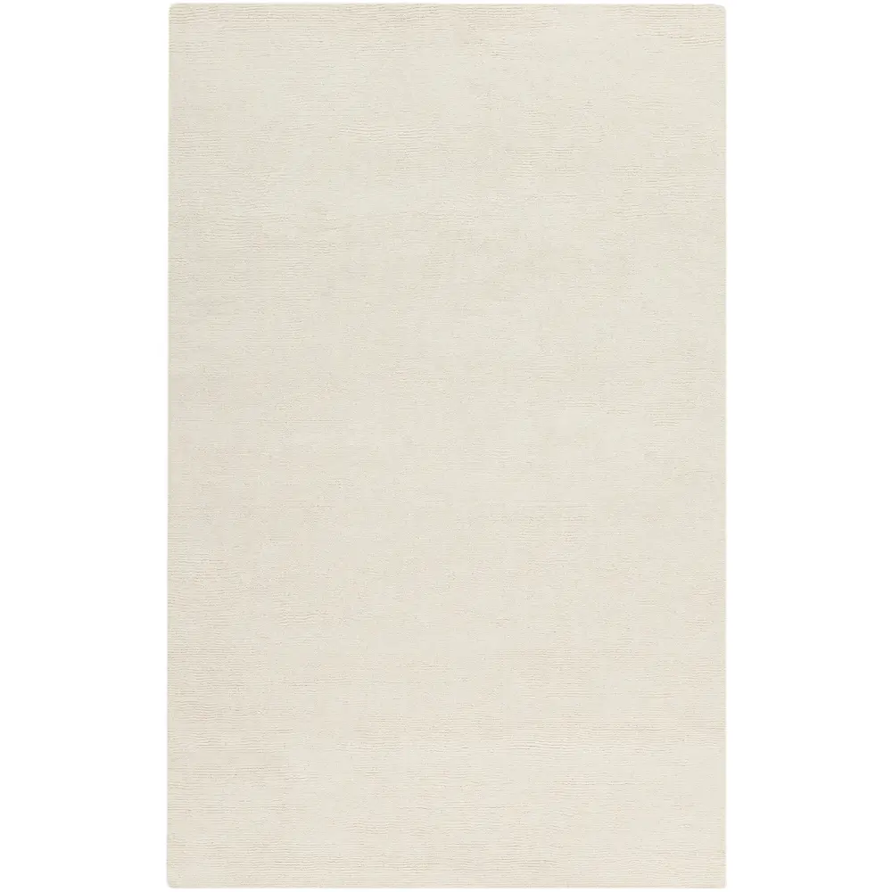 Mithila Hand-Loomed Modern Wool Cream Rug - Image 6