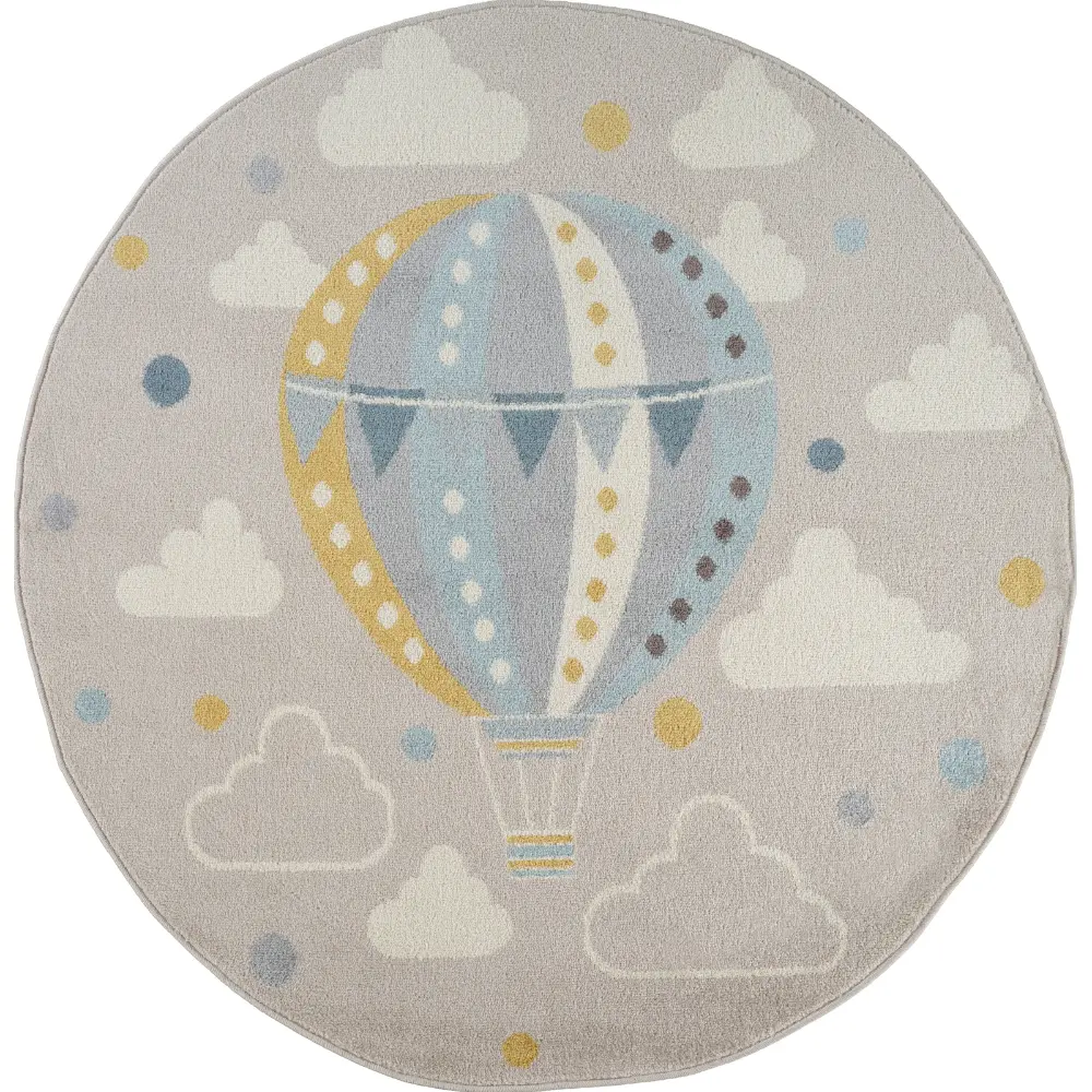 Monty Kids Modern Multicolour/Grey Bedroom Rug - Image 15
