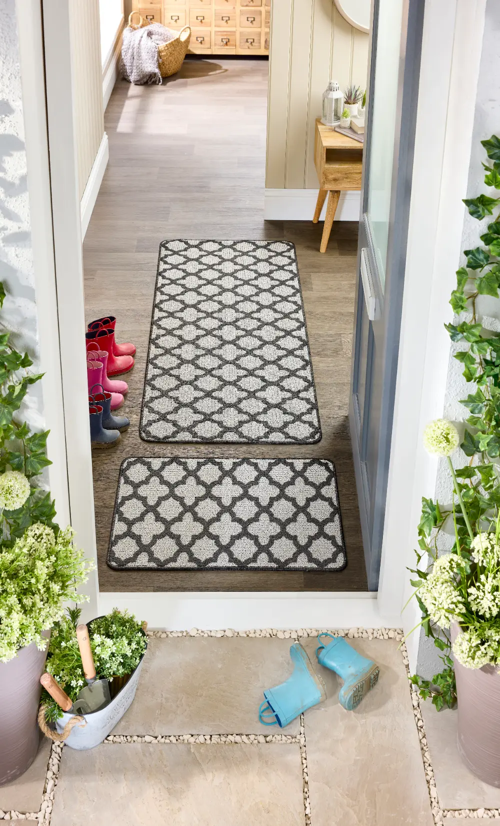 Moroccan Tile Charcoal - Image 2