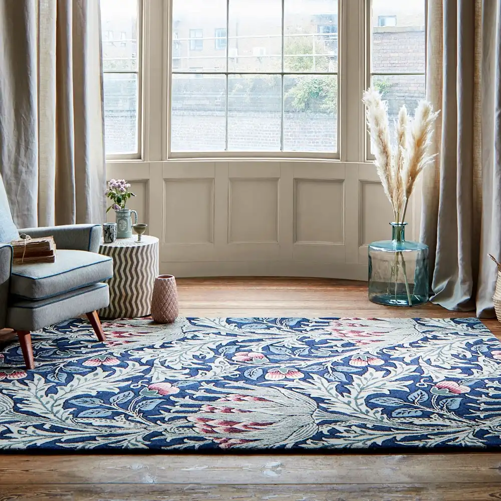 Morris & Co Artichoke Mineral 127108 Rug - Image 2