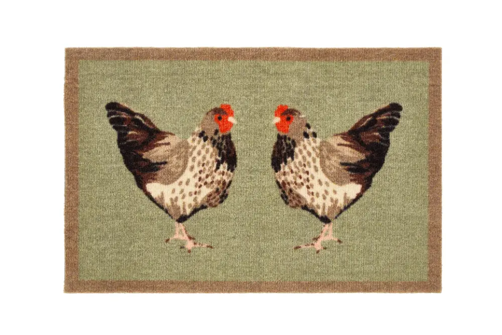 My Mat Nylon Indoor Pattern My Chickens