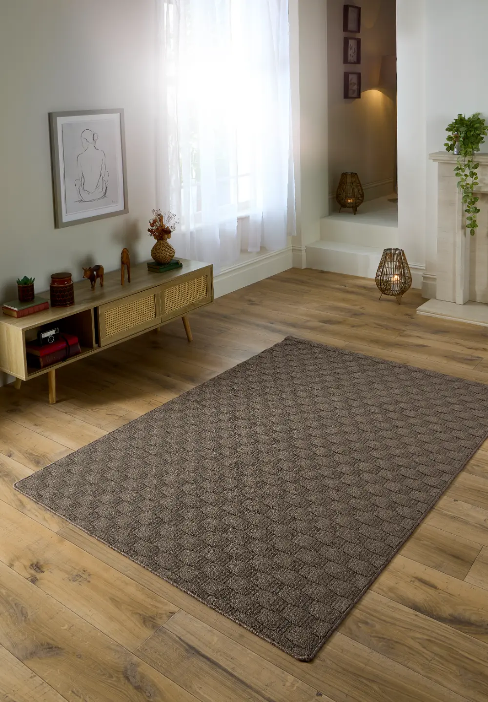 My Sculptured Washable Basketweave Mink