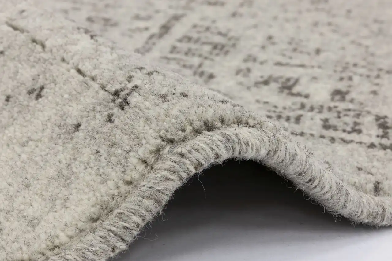 Natural Wool Tempo Milet Grey Rug - Image 3