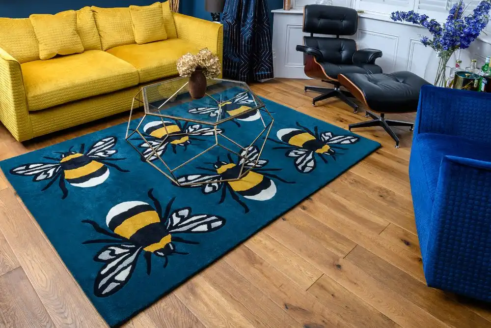 Natural World Bumble Bee Rug