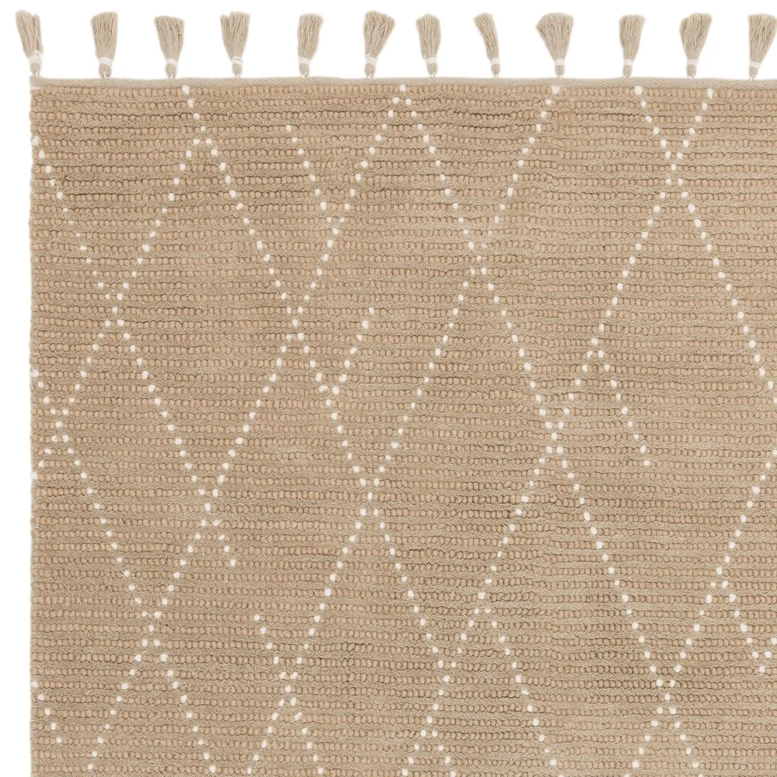 Nepal Sand Cream Linear Rug - Image 4