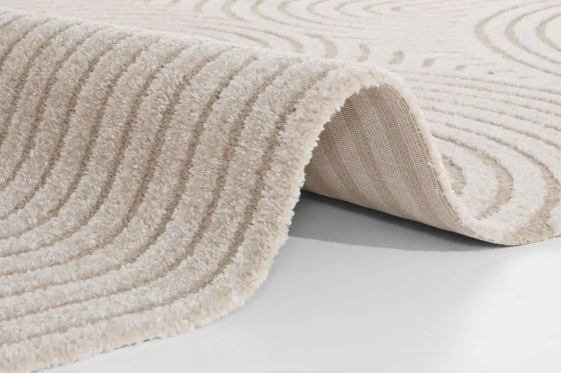 New York Hans 105084 Cream Beige Rug - Image 3