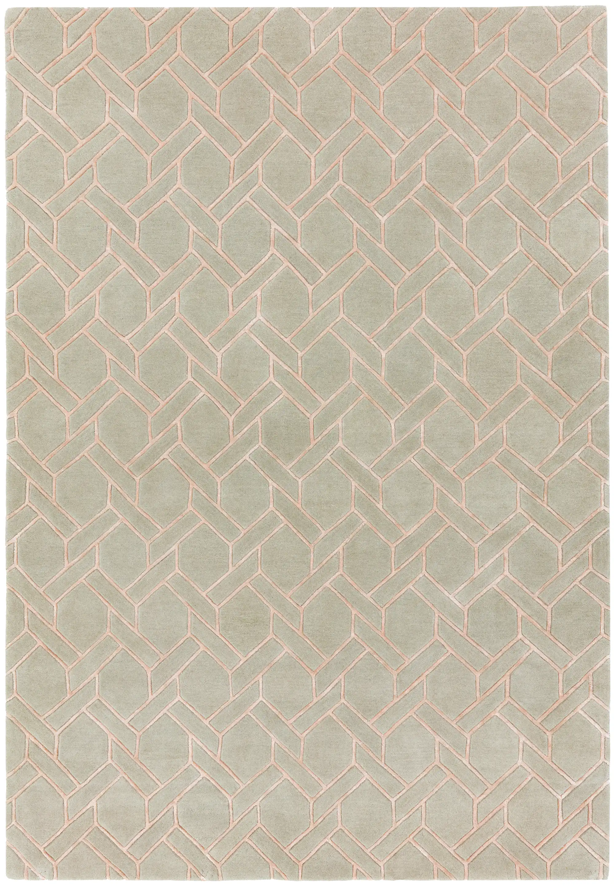 Nexus Fine Lines Silver Pink Rug