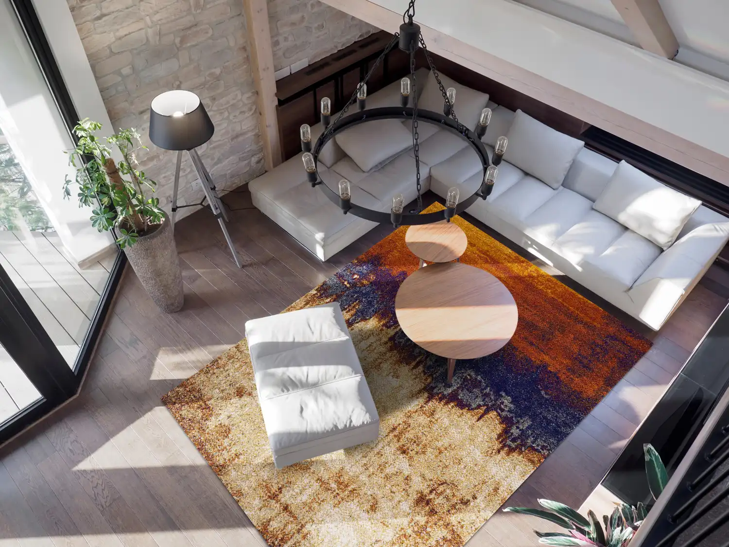 Nova NV04 Orange Multi Rug