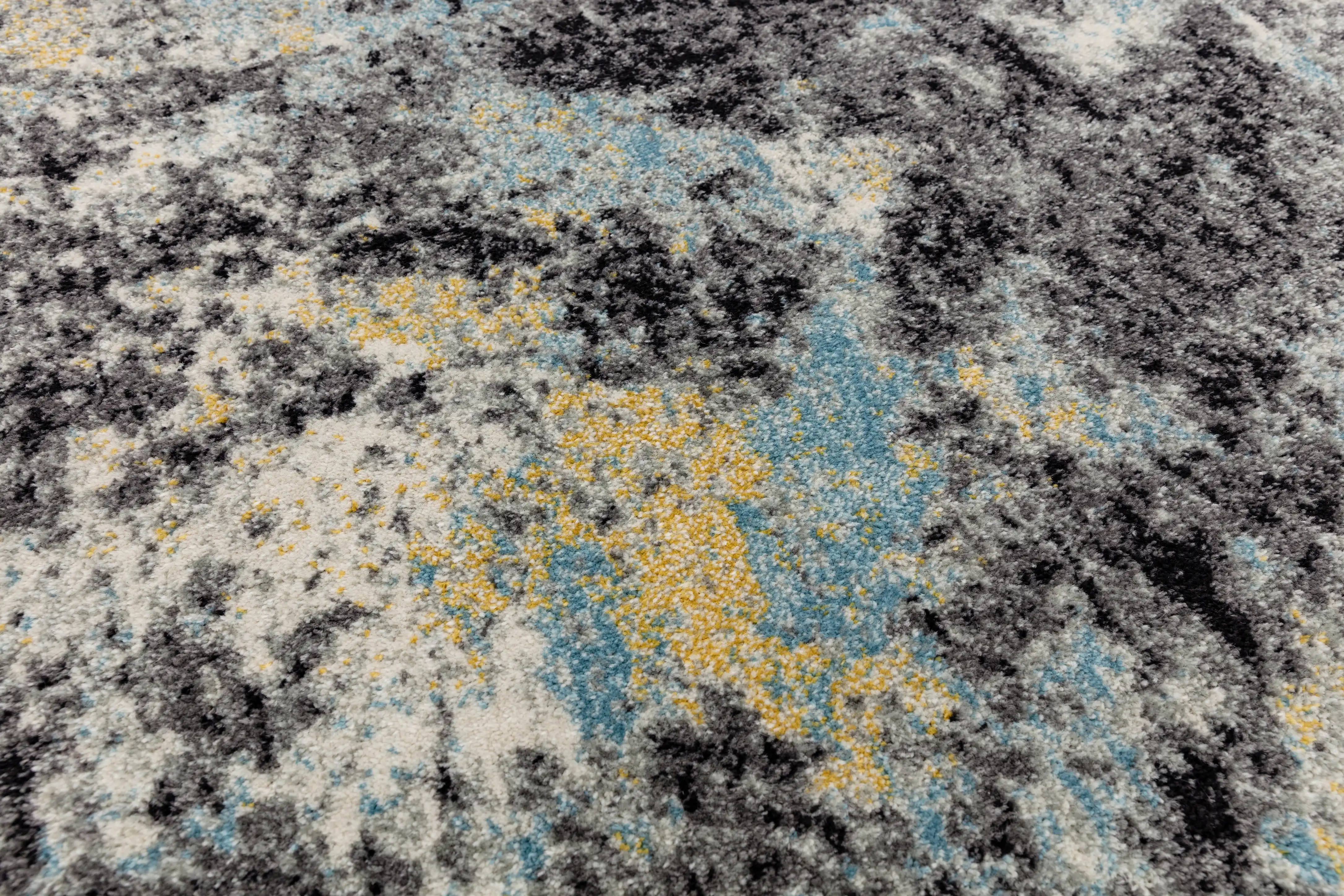 Nova NV32 Abstract Blue Rug - Image 3