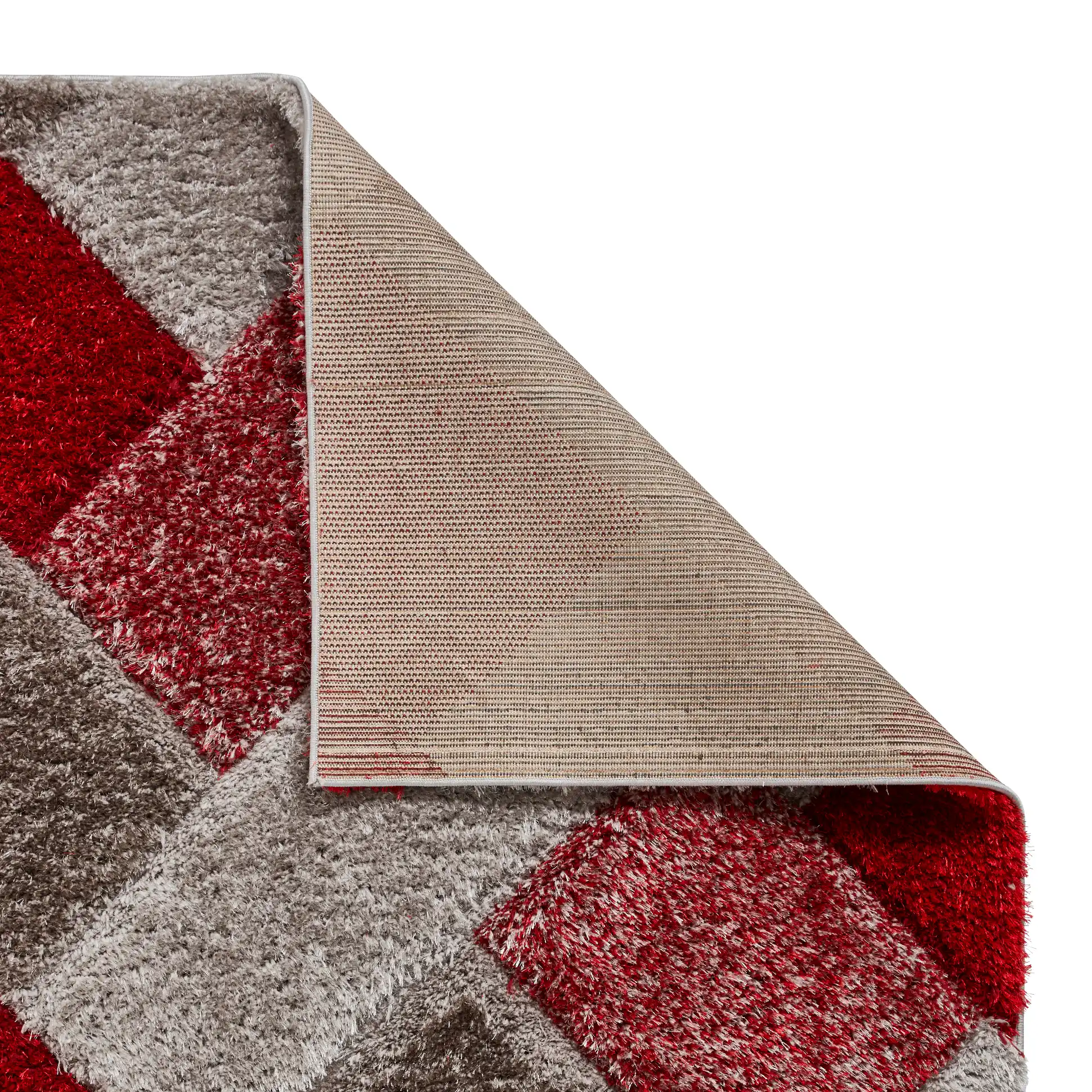Olympia 2239 Grey Red Rug - Image 3