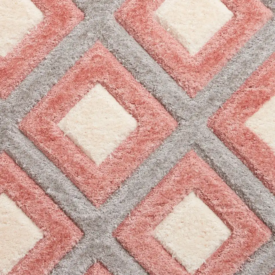 Olympia GR224 Grey Pink Rug - Image 4