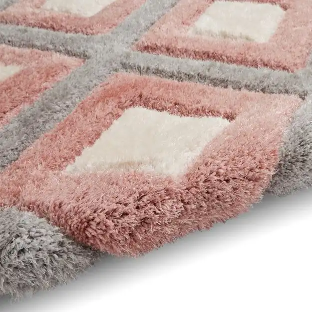 Olympia GR224 Grey Pink Rug - Image 5