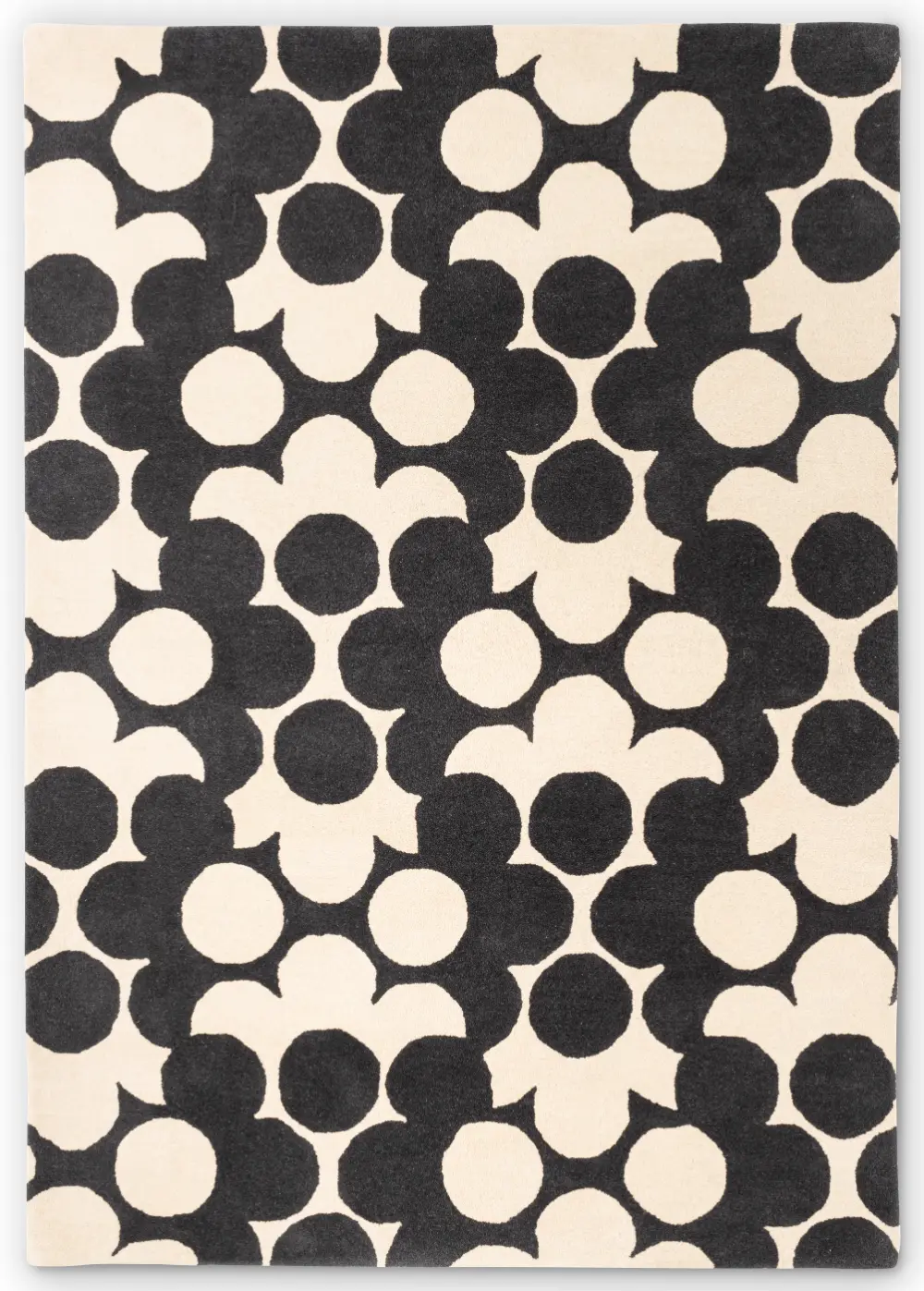 Orla Kiely Puzzle Flower Slate 060905 Rug - Image 6
