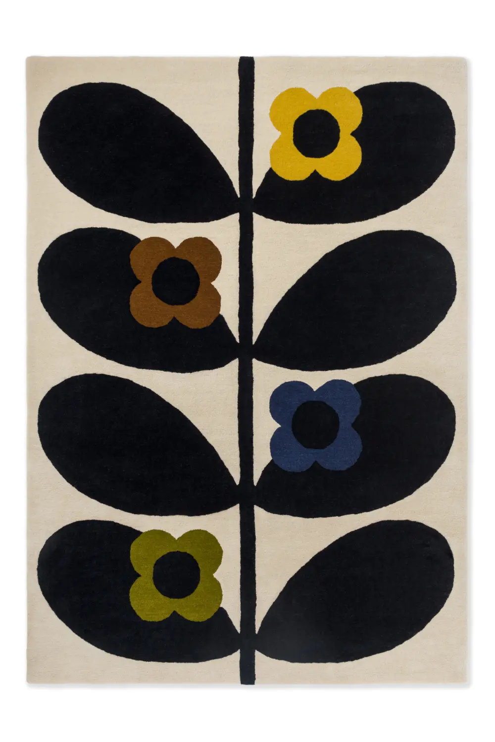 Orla Kiely Wild Rose Fawn 159605 Rug - Image 3