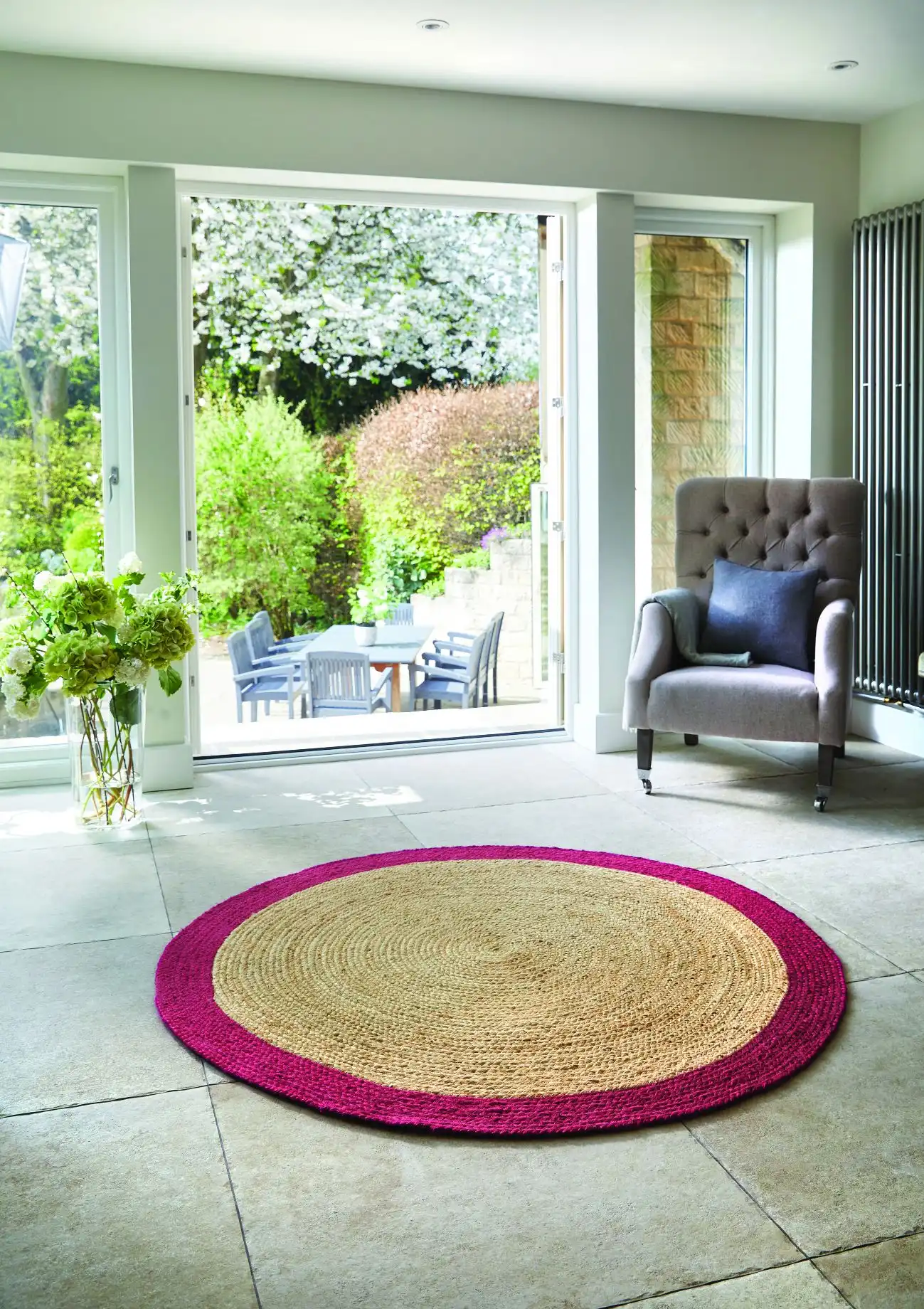 Origins Jute Raspberry Rug - Image 4