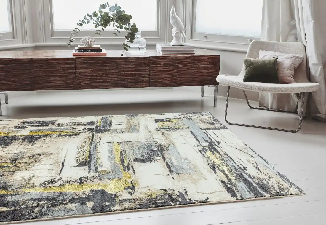 Orion OR03 Decor Yellow Rug - Image 3