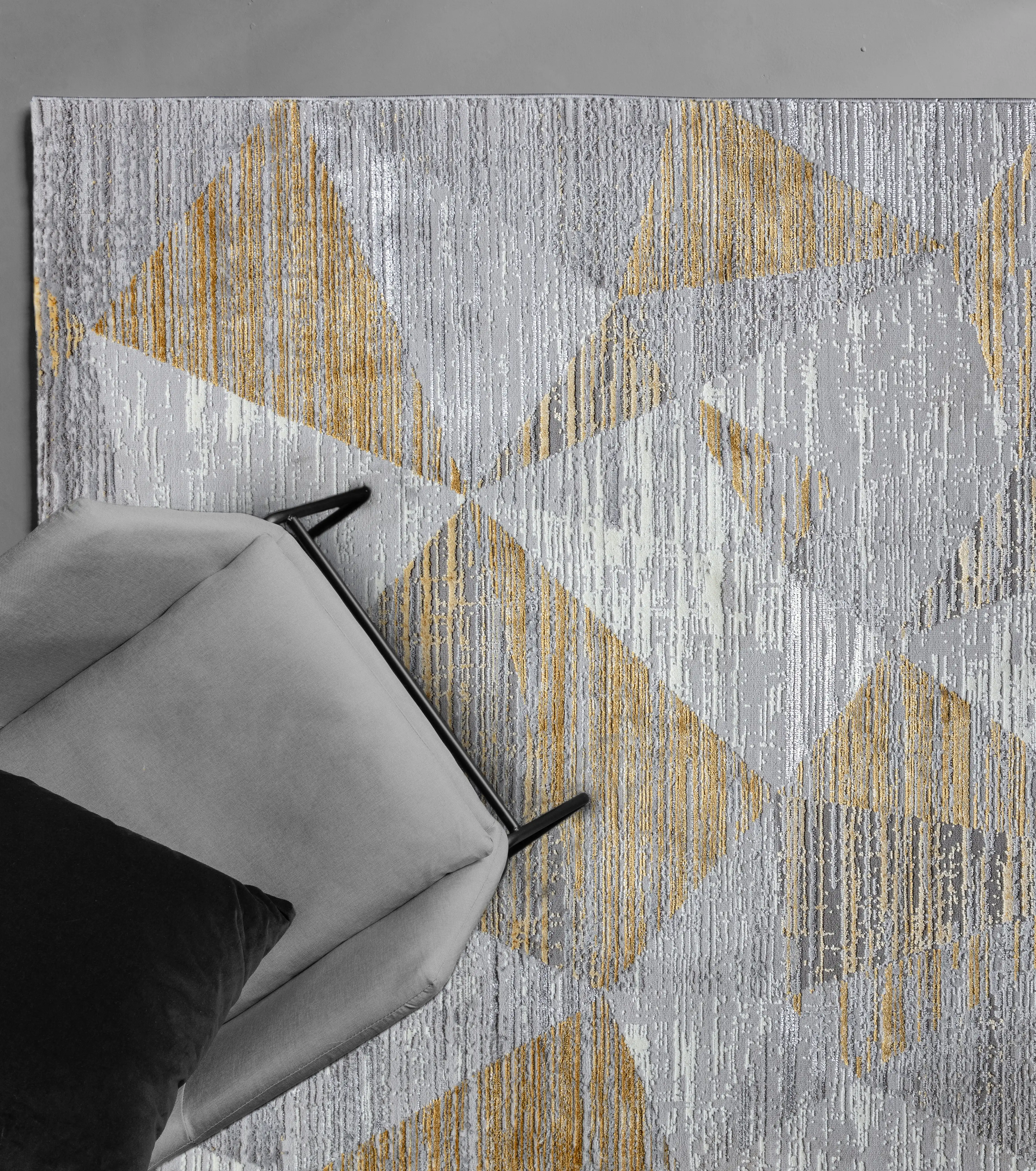 Orion OR12 Blocks Yellow Rug - Image 2
