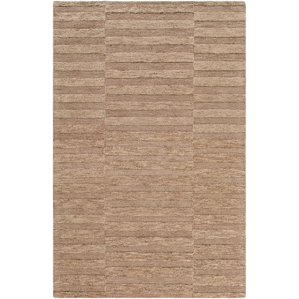 Our Pnw Home Idaho Hand Tufted Beige Taupe Wool Modern Living Dining Bedroom PNWID2302 Rug - Image 5