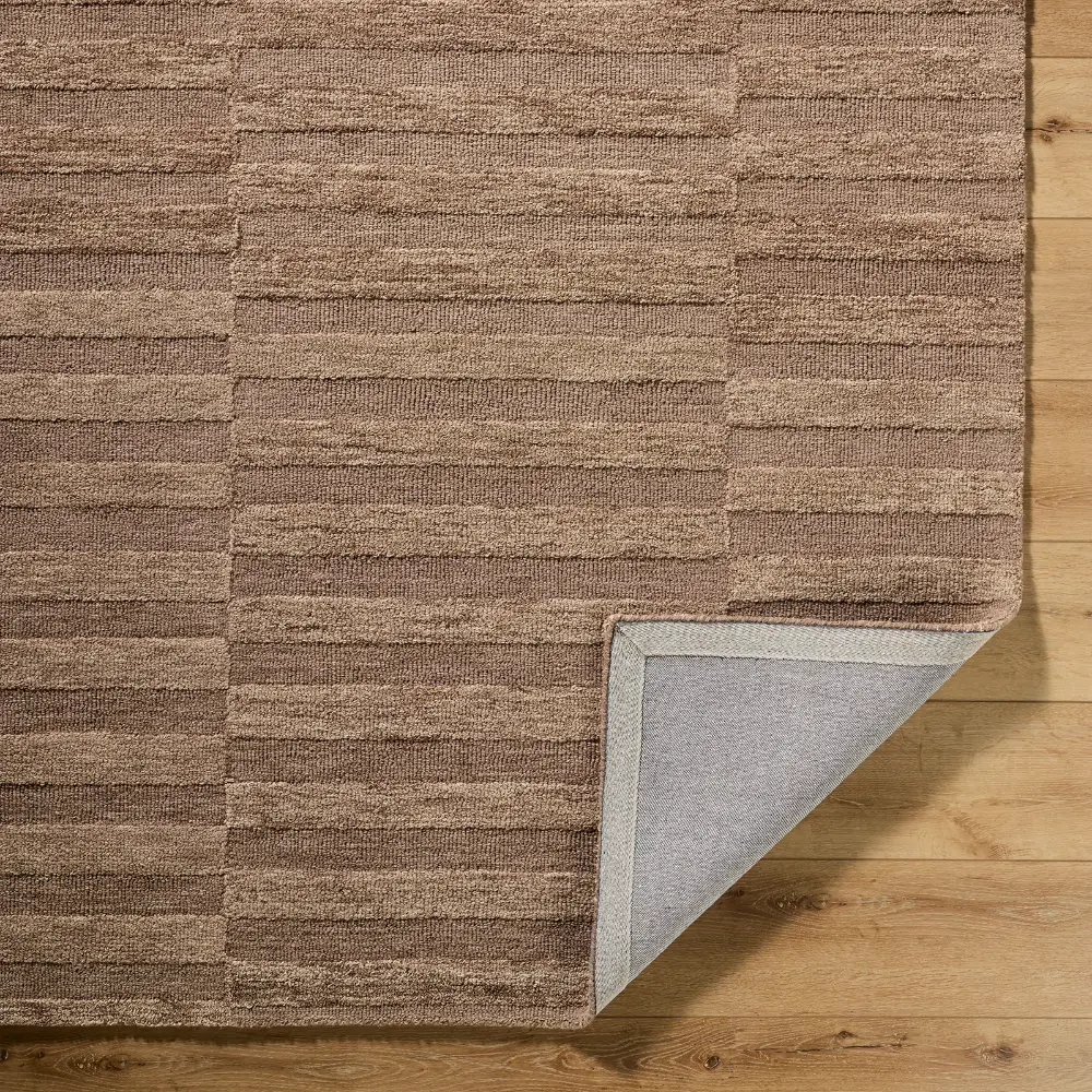 Our Pnw Home Idaho Hand Tufted Beige Taupe Wool Modern Living Dining Bedroom PNWID2302 Rug - Image 7
