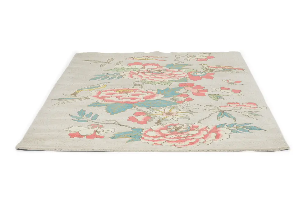 Paeonia Wedgwood -Coral 037902 Rug - Image 3