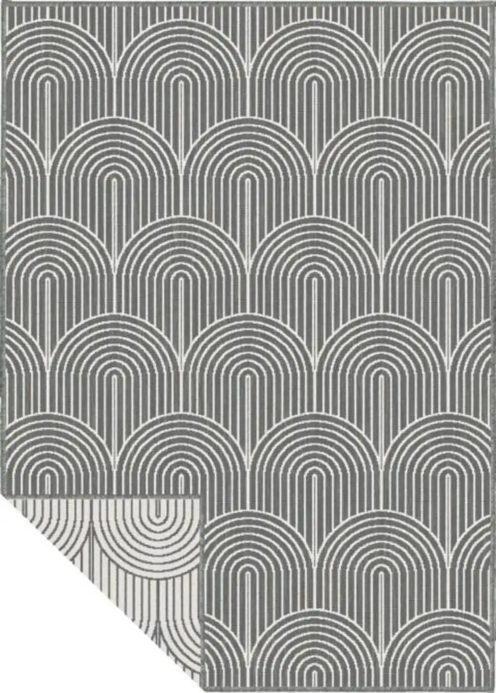 Pangli Reversible Indoor Outdoor 105851 Silver Rug - Image 5
