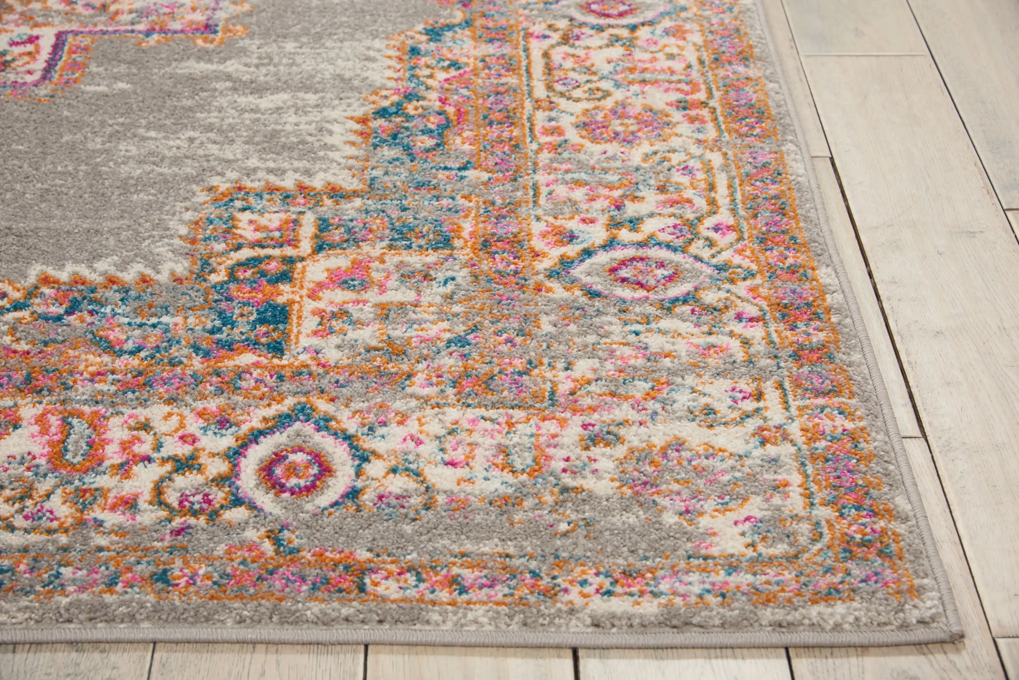 Passion Nourison PSN03 Grey Rug - Image 3