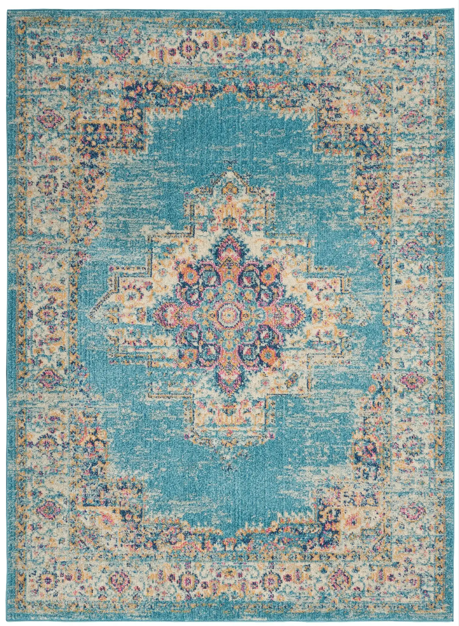 Passion Nourison PSN03 LTBLU Rug - Image 3