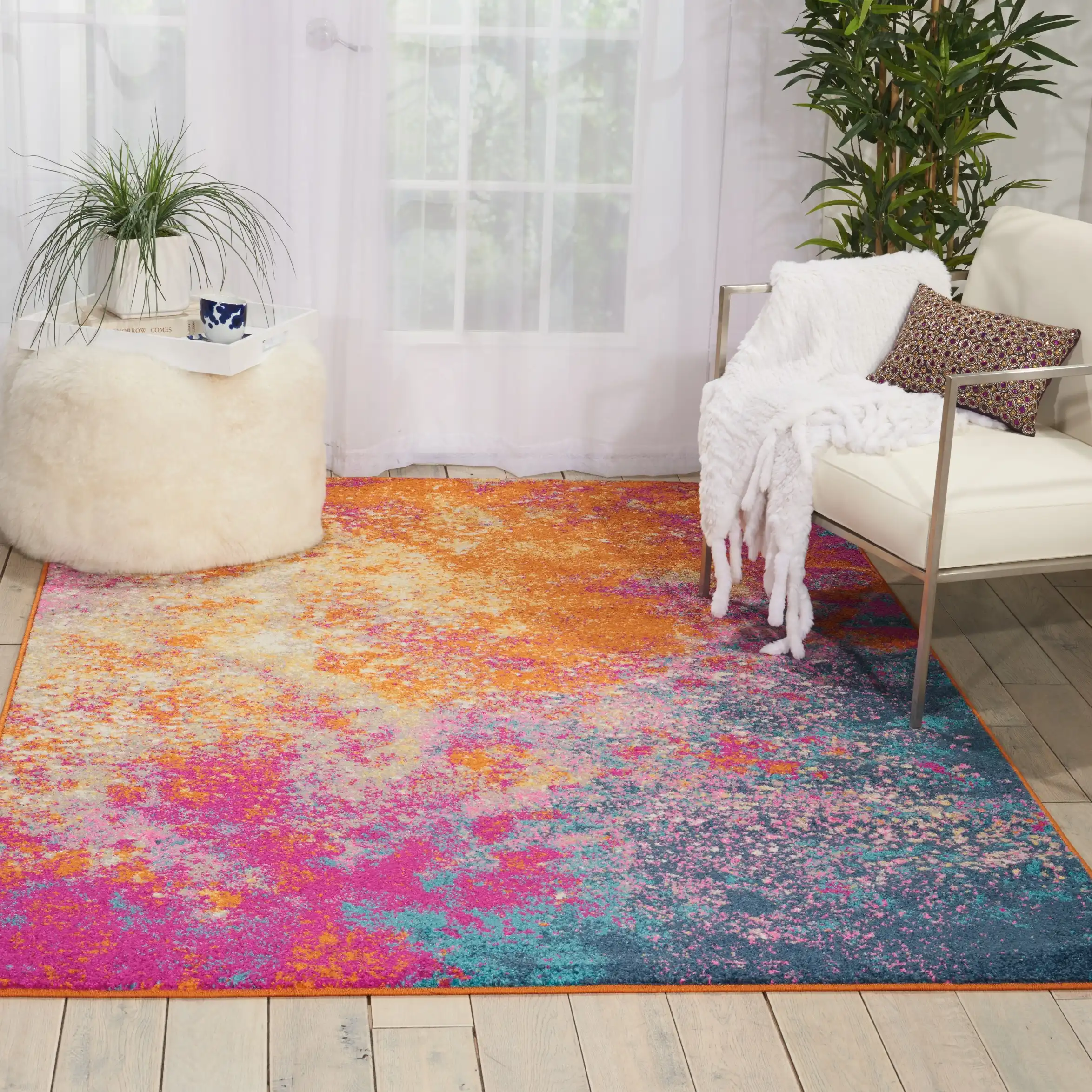 Passion Nourison PSN10 Sunburst Rug - Image 3