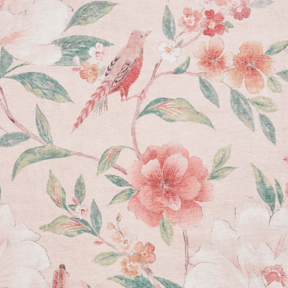 Catherine Lansfield Pippa Floral Blush - Washable - Image 5