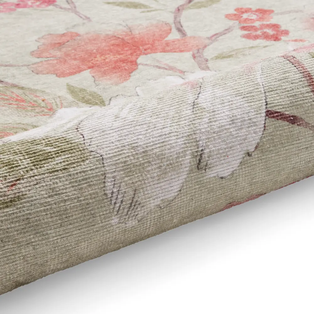Catherine Lansfield Pippa Floral Sage Green - Washable - Image 10