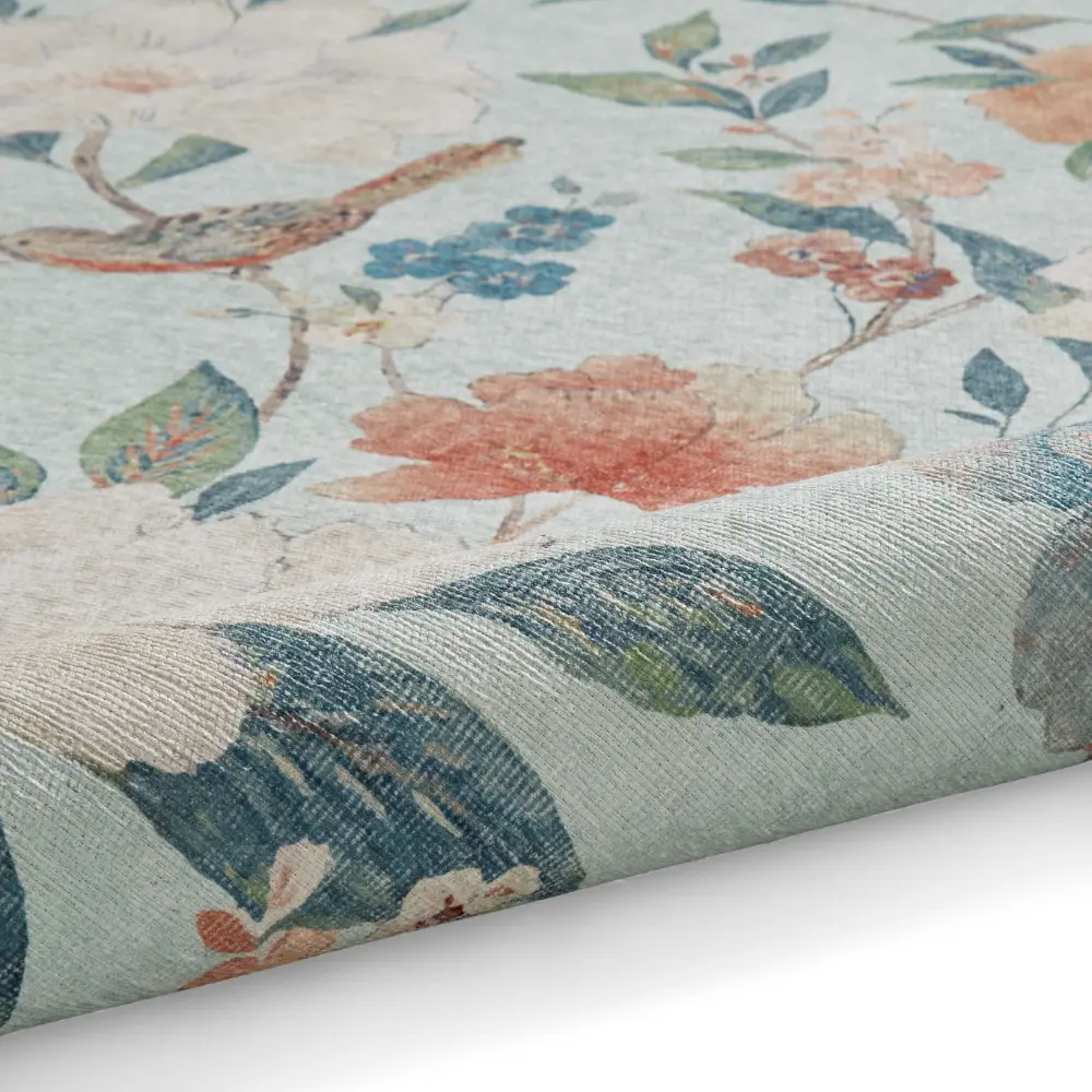 Catherine Lansfield Pippa Floral Blue - Washable - Image 8