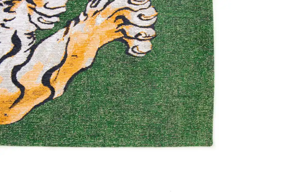 Pop by Louis 9388 Tiger Green On Fire Washable Rug - Image 9