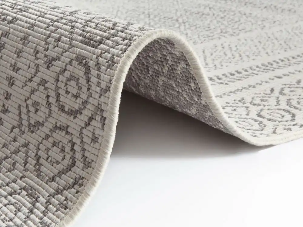 Pops Double Sided Indoor Outdoor 104252 Silver Rug - Image 3