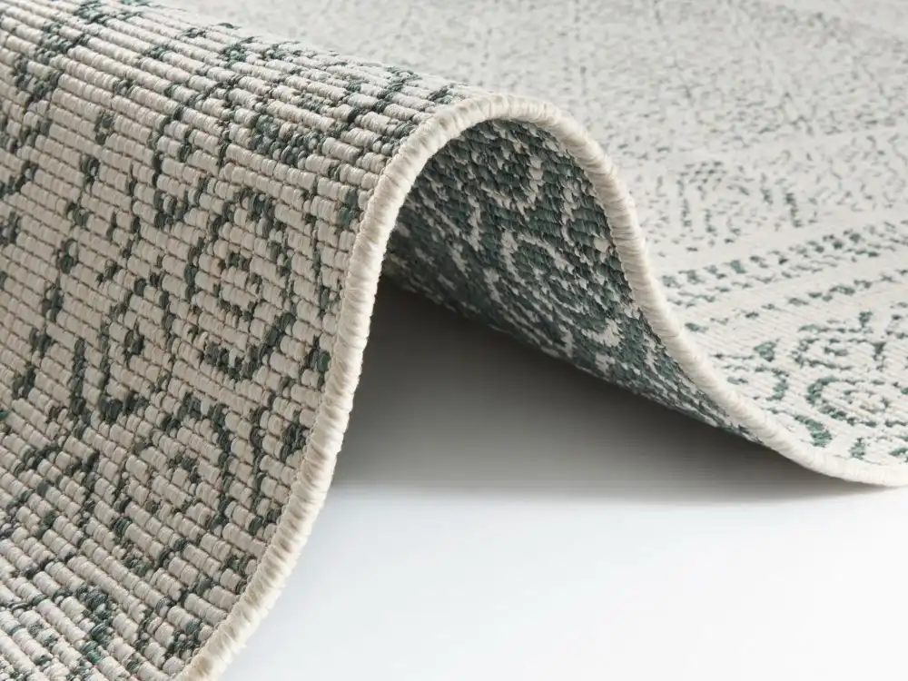 Pops Double Sided Indoor Outdoor 104255 Green Rug - Image 3