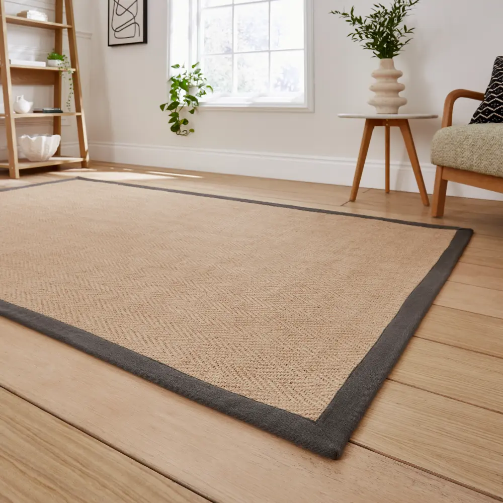 Portland Jute Border Charcoal - Image 2