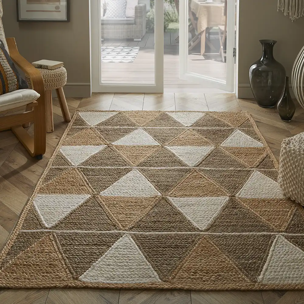 PRESTBURY NATURAL GEOMETAIC Rug