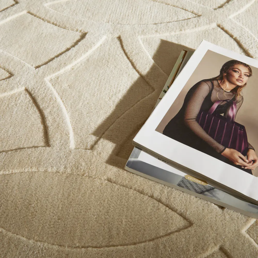 PRIORY by SARAH GARE INTERIORS PRI101 Ivory Circles - Image 7