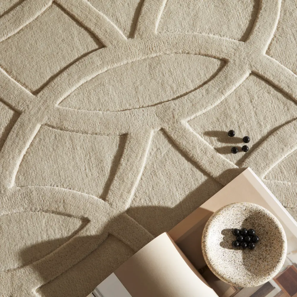 PRIORY by SARAH GARE INTERIORS PRI101 Taupe Circles - Image 7