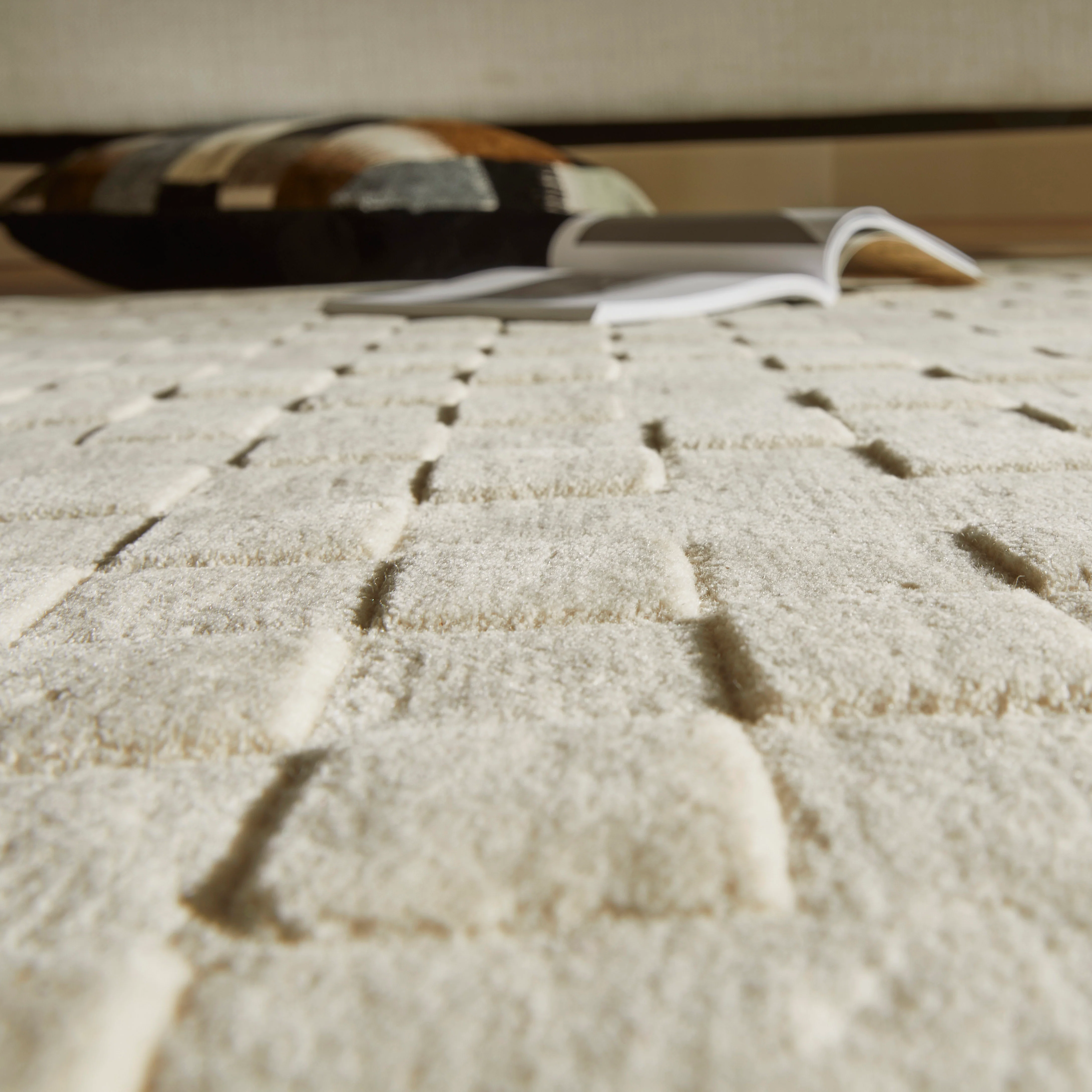 PRIORY by SARAH GARE INTERIORS  PRI102 Ivory Squares - Image 4