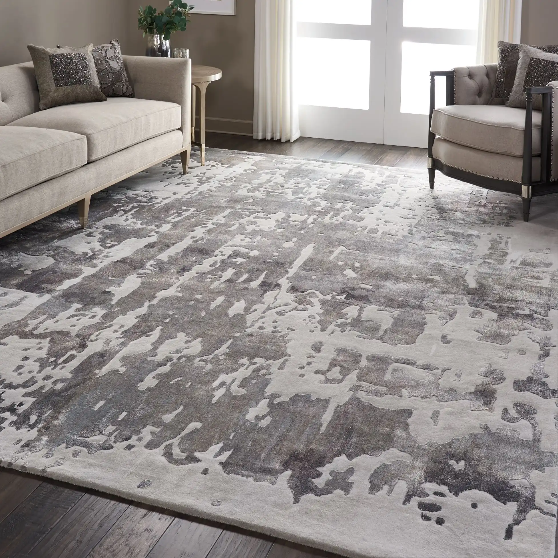 Prismatic PRS12 Silver Grey Rug