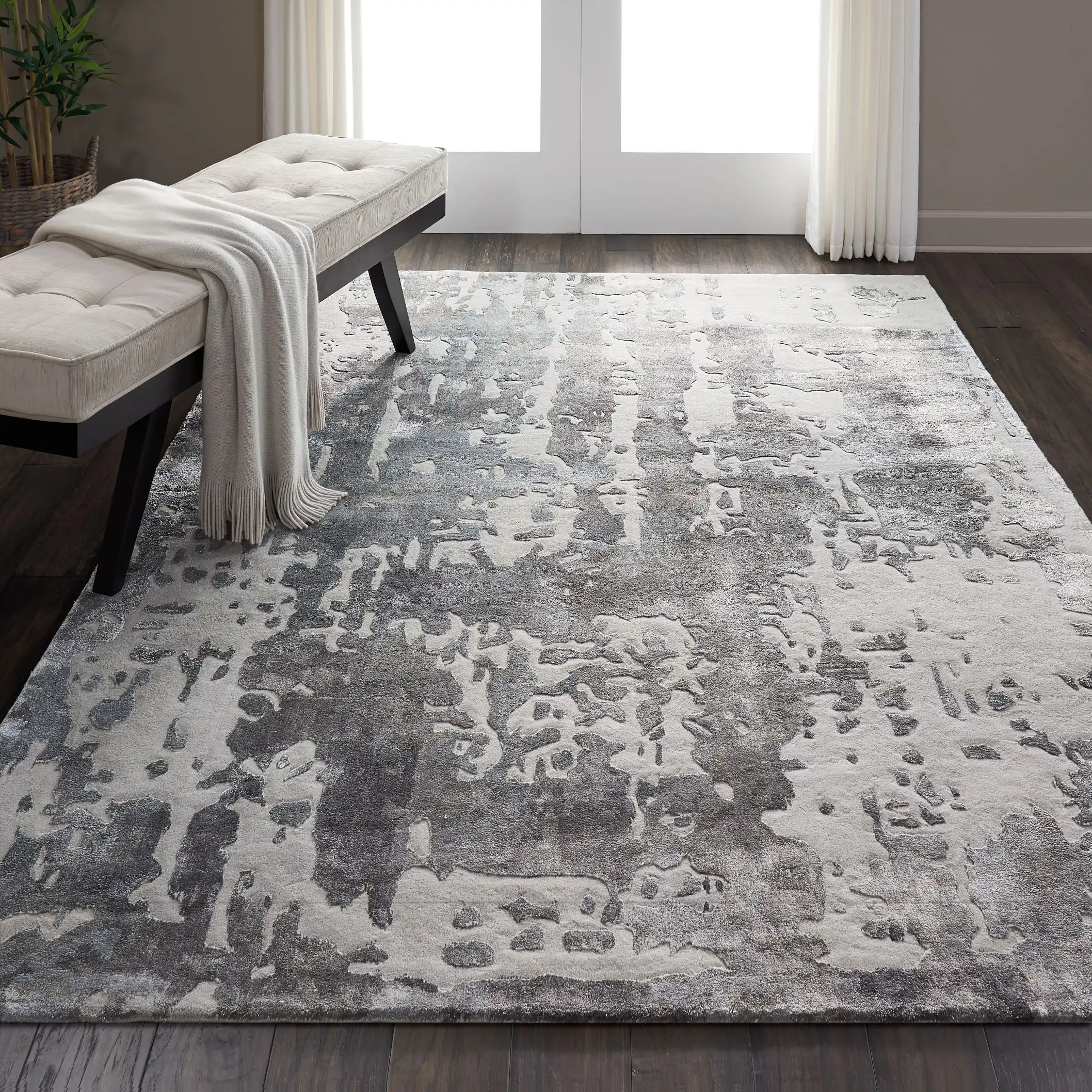 Prismatic PRS12 Silver Grey Rug - Image 5