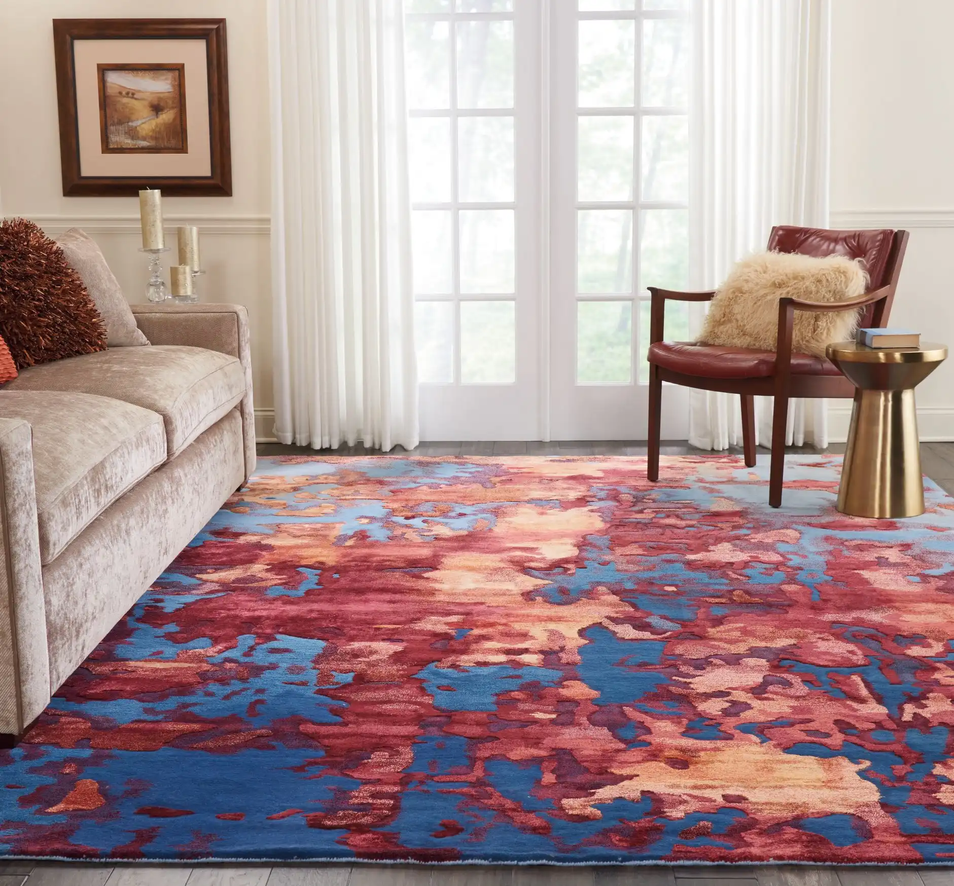 Prismatic PRS13 Blue Flame Rug - Image 5