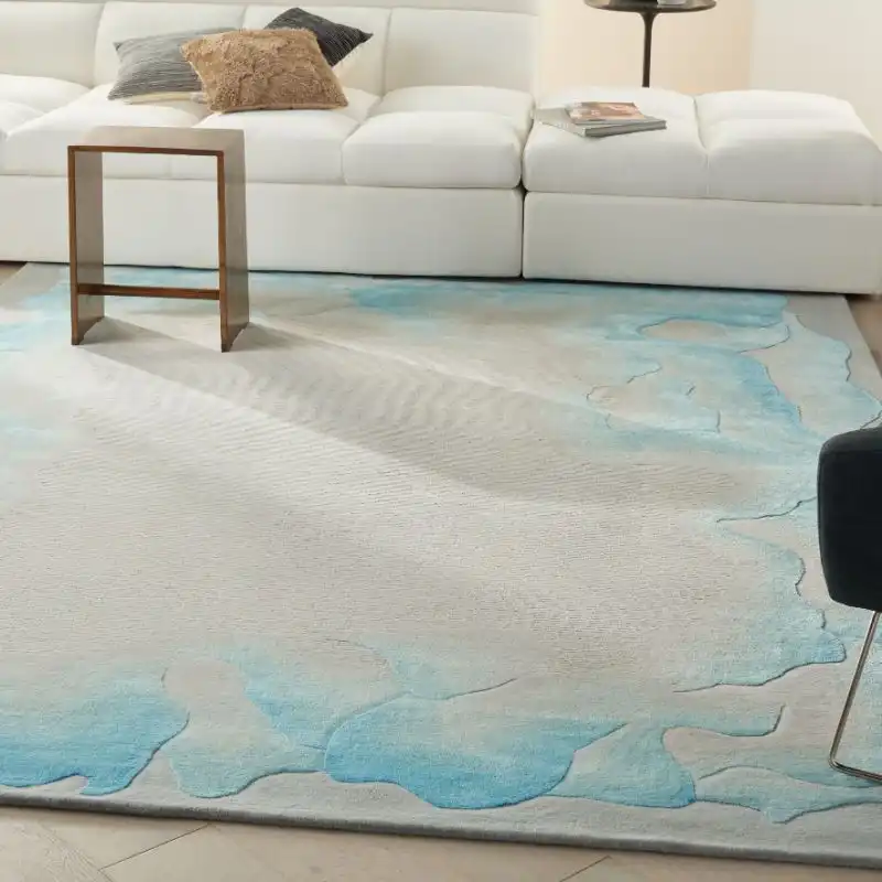 Prismatic PRS22 Sea Mist Blue Rug - Image 3